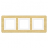 Рамка 6 модулей DKC Avanti из дерева, беленый дуб