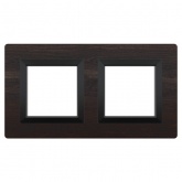 Рамка 4 модуля DKC Avanti из дерева, венге