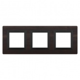 Рамка 6 модулей DKC Avanti из дерева, венге