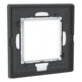 Рамка 2 модуля DKC Avanti из натурального стекла, светло-зеленая