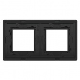 Рамка 4 модуля DKC Avanti из алюминия, черная