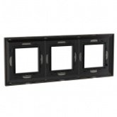 Рамка 6 модулей DKC Avanti из металла, никелированная