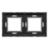 Рамка 4 модуля DKC Avanti из металла, белая