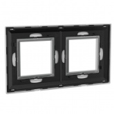 Рамка 4 модуля DKC Avanti из металла, белая