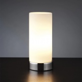 Настольная лампа Paulmann Pinja макс.40Вт E14 230В Хром/Опал Металл/Стекло Дим. сенсорный 77029