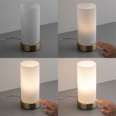 Настольная лампа Paulmann Pinja макс.20Вт E14 230В Латунь/Опал Латунь/Стекло Без лампы Дим. 77055