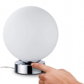 Настольная лампа Paulmann Aari макс.20Вт E14 230В Хром/Опал Стекло Без ламп Дим. сенсорный 77057