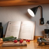 Светильник-штекер Paulmann Junus макс.20Вт E14 230В Черный Металл/Пластик Без лампы 95427