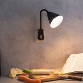 Светильник-штекер Paulmann Junus макс.20Вт E14 230В Черный Металл/Пластик Без лампы 95427