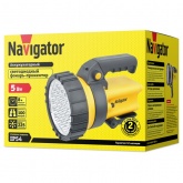 Фонарь Navigator 94 966 NPT-SP10-ACCU прожектор 37LED аккумулятор 4V 4Ah