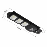 Светильник консольный ЭРА SMD 60W 1000Lm 5000K IP65 ПДУ на солнечной батарее с датчиком движения