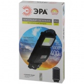 Светильник консольный ЭРА SMD 20W 5000K 400Lm IP65 ПДУ на солнечной батарее с датчиком движения