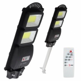 Светильник консольный ЭРА COB 40W 5000K 750Lm IP66 ПДУ на солнечной батарее с датчиком движения