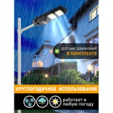 Светильник консольный ЭРА COB 40W 5000K 750Lm IP65 ПДУ на солнечной батарее с датчиком движения