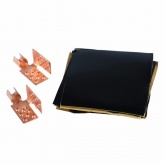 Монтажный комплект для пленочного пола Rexant (2 монтажных зажима,винил мастика 5х5см)