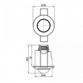 Датчик движения ИЭК потолочный ДД 301 белый, 800Вт, 360 гр.,6М,IP20