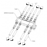 Делитель Rexant ТВ Silver 8 выходов 5-1000 МГц F-разъёмы в комплекте