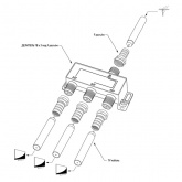 Делитель Rexant ТВ Silver 3 выхода 5-1000 МГц F-разъёмы в комплекте