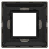 Рамка 2 модуля DKC Avanti из металла, никелированная