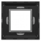 Рамка 2 модуля DKC Avanti из металла, светло-серебристая