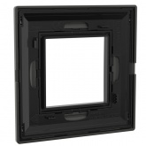 Рамка 2 модуля DKC Avanti из металла, темно-серая