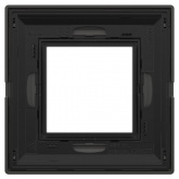 Рамка 2 модуля DKC Avanti из металла, темно-серая