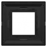 Рамка 2 модуля DKC Avanti из металла, черная