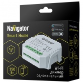 Умный диммер Navigator NSH-DIMMER-01-WiFi одноканальный 150Вт трехпроводный