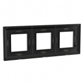 Рамка 6 модулей DKC Avanti из металла, графитовая