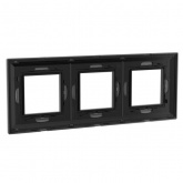 Рамка 6 модулей DKC Avanti из металла, темно-серая