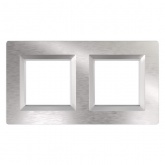 Рамка 4 модуля DKC Avanti из алюминия, серая