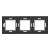 Рамка 6 модулей DKC Avanti из алюминия, серая