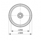 Светильник НПО3235Д белый 2х25 патрон Е27 под лампы LED/КЛЛ с датчиком движения ИЭК