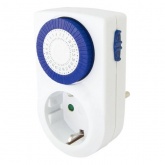 Розетка с механическим суточным таймером TDM ТРМ-01 16А шаг 30 мин.