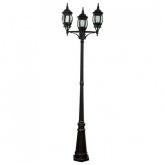 Светильник садово-парковый Классика Feron 8115 3xE27 400х580х2300мм черный