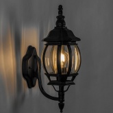 Светильник садово-парковый Классика Feron 8101 E27 160х220х450мм черный