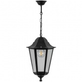 Светильник садово-парковый Классика Feron 6105 E27 170х170х280мм черный (на цепи 500мм)