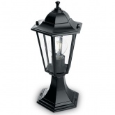 Светильник садово-парковый Классика Feron 6104 E27 170х170х370мм черный (на постамент)