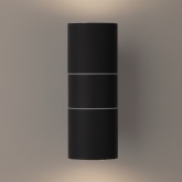 Настенный светильник ЭРА WL28 BK под лампу 2xGU10 MAX. 35W IP54 черный