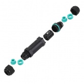 Коннектор кабельный ЭРА NO-224-18 прямой 3 pin IP68