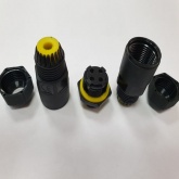 Коннектор водонепроницаемый LD518 2-х контактный IP68 черный Feron