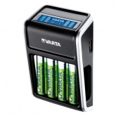 Зарядное устройство Varta LCD Plug Charger+4xAA 2100 мАч 4008496773510