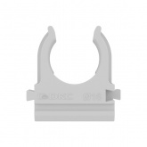 Держатель-клипса DKC для труб и гофры быстрого монтажа 16 мм серый