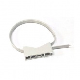 Хомутный держатель ИЭК CFF1 16-32мм со стяжкой предназначен для крепления трубы серый