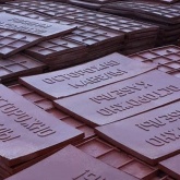 Плита для закрытия кабеля Россия ПЗК 240х480х16 с надписью Осторожно Кабель