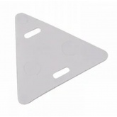 Бирка У-136 ЭРА кабельная маркировочная треугольник 52х55 мм белая [упаковка 100шт]