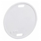 Бирка У-135 ЭРА кабельная маркировочная круглая 55 мм белая [упаковка 100шт]