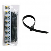 Хомут-стяжка ИЭК 8,8х400 мм нейлон черные [упаковка 100шт]