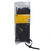 Хомут-стяжка ИЭК 7,6х300 мм нейлон черные [упаковка 100шт]