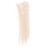 Кабельная стяжка Fortisflex КСС стандартная 8х350 мм белая [упаковка 100шт]